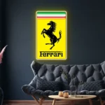 Ferrari Neon Sign Logo 1