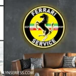Ferrari Neon Sign Super Car 1