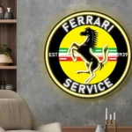 Ferrari Neon Sign Super Car 1