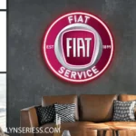 Fiat Neon Sign Super Car 1