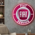 Fiat Neon Sign Super Car 1
