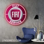 Fiat Neon Sign Super Car 1