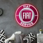 Fiat Neon Sign Super Car 1