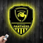 Florida Panthers Metal Sign Shield Shape 1