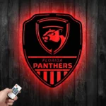 Florida Panthers Metal Sign Shield Shape 1