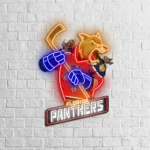 Florida Panthers Neon Sign Mascot Acrylic 1