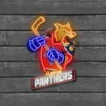 Florida Panthers Neon Sign Mascot Acrylic 1