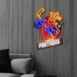 Florida Panthers Neon Sign Mascot Acrylic 1