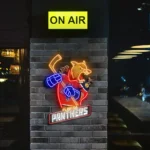 Florida Panthers Neon Sign Mascot Acrylic 1