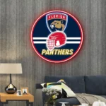 Florida Panthers Neon Sign Nhl Helmet Acrylic 1