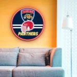 Florida Panthers Neon Sign Nhl Helmet Acrylic 1