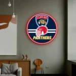 Florida Panthers Neon Sign Nhl Helmet Acrylic 1