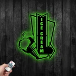 Food Coffee Metal Sign Arrow Ice Cream 1