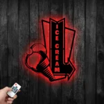 Food Coffee Metal Sign Arrow Ice Cream 1