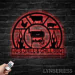 Food Coffee Metal Sign Backyard Bbq Tag 1