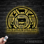 Food Coffee Metal Sign Backyard Bbq Tag 1