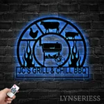 Food Coffee Metal Sign Backyard Bbq Tag 1