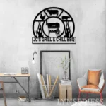 Food Coffee Metal Sign Backyard Bbq Tag 1