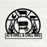 Food Coffee Metal Sign Backyard Bbq Tag 1