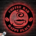 Food Coffee Metal Sign Cocktail And Latte Bar 1