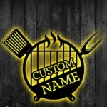 Food Coffee Metal Sign Custom Barbecue 1