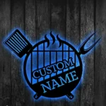 Food Coffee Metal Sign Custom Barbecue 1