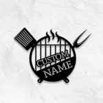 Food Coffee Metal Sign Custom Barbecue 1
