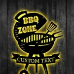 Food Coffee Metal Sign Custom Barbeque 1