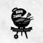 Food Coffee Metal Sign Custom Barbeque 1