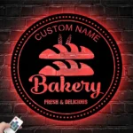 Food Coffee Metal Sign Custom Barkery Cake 1