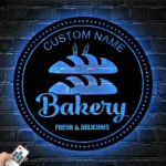 Food Coffee Metal Sign Custom Barkery Cake 1