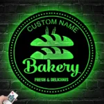 Food Coffee Metal Sign Custom Barkery Cake 1