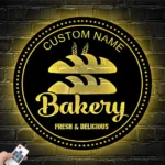 Food Coffee Metal Sign Custom Barkery Cake 1