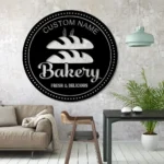 Food Coffee Metal Sign Custom Barkery Cake 1