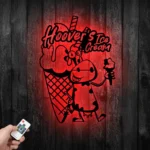 Food Coffee Metal Sign Custom Dairy Cow And Ice Cream 1