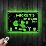 Food Coffee Metal Sign Custom Ice Cream Bar 1