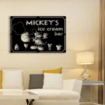 Food Coffee Metal Sign Custom Ice Cream Bar 1