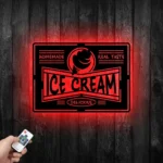 Food Coffee Metal Sign Custom Retro Ice Cream 1