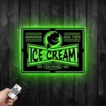 Food Coffee Metal Sign Custom Retro Ice Cream 1