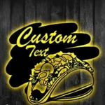Food Coffee Metal Sign Custom Tacos Mexican Food 1