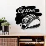 Food Coffee Metal Sign Custom Tacos Mexican Food 1