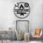 Food Coffee Metal Sign Detailed Grill And Chill 1