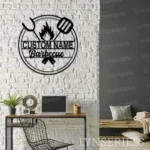 Food Coffee Metal Sign Detailed Grill And Chill 1