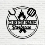 Food Coffee Metal Sign Detailed Grill And Chill 1