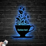 Food Coffee Metal Sign Espresso Shop Name 1