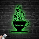 Food Coffee Metal Sign Espresso Shop Name 1