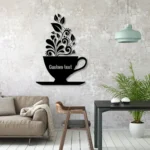 Food Coffee Metal Sign Espresso Shop Name 1