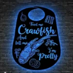 Food Coffee Metal Sign Feed Me Crawfish And Tell Me I8217m Pretty 1