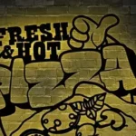 Food Coffee Metal Sign Fresh And Hot Pizza 1