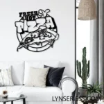 Food Coffee Metal Sign Fresh And Hot Pizza 1